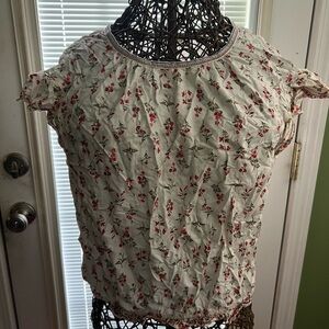 Floral Print Women's Top